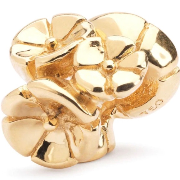 Forget me not, Trollbeads 18k - Picture 1 of 2